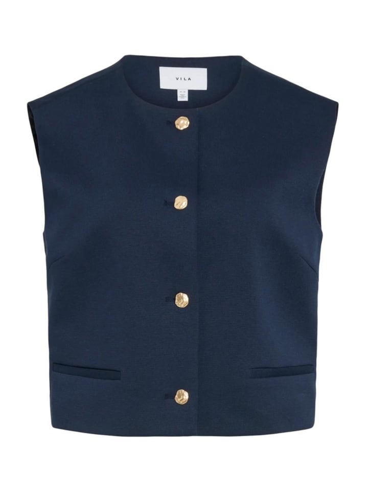 Vila Женская блузка VITILDA S/L VEST темно-синего цвета, блейзер
Vila Женская блузка VITILDA S/L VEST темно-синего цвета, блейзер