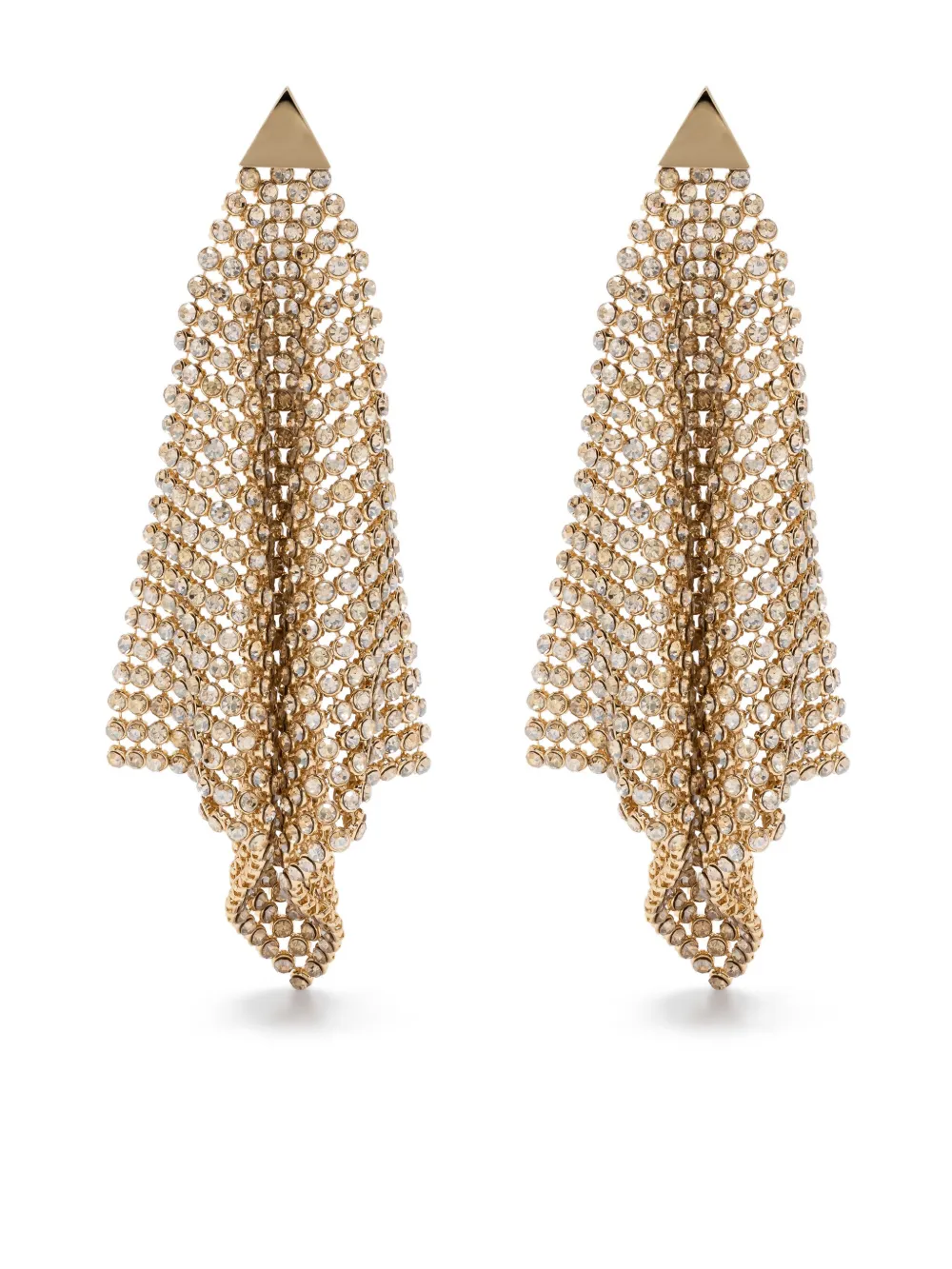 Серьги-подвески с кристаллами Rabanne, золотой
Серьги-подвески с кристаллами Rabanne, золотой