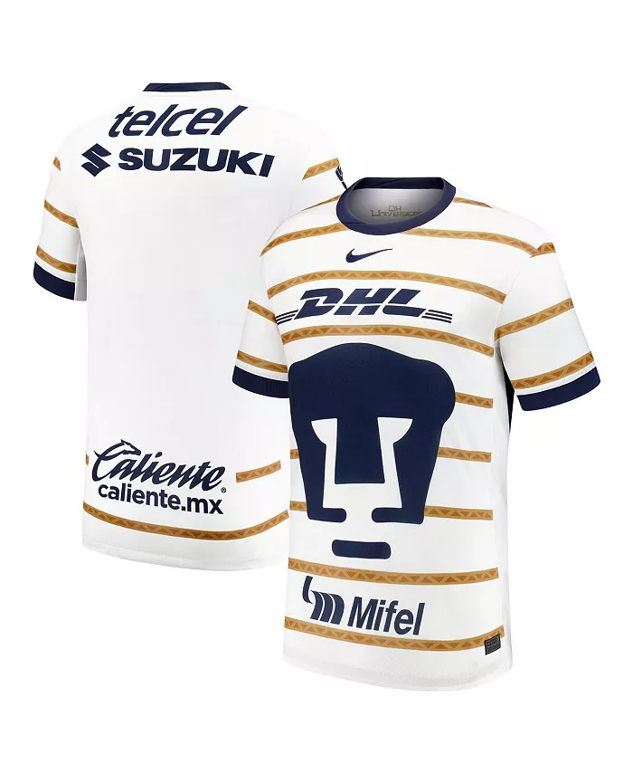 Мужская белая реплика домашней футболки Pumas 2024/25 Nike
Мужская белая реплика домашней футболки Pumas 2024/25 Nike