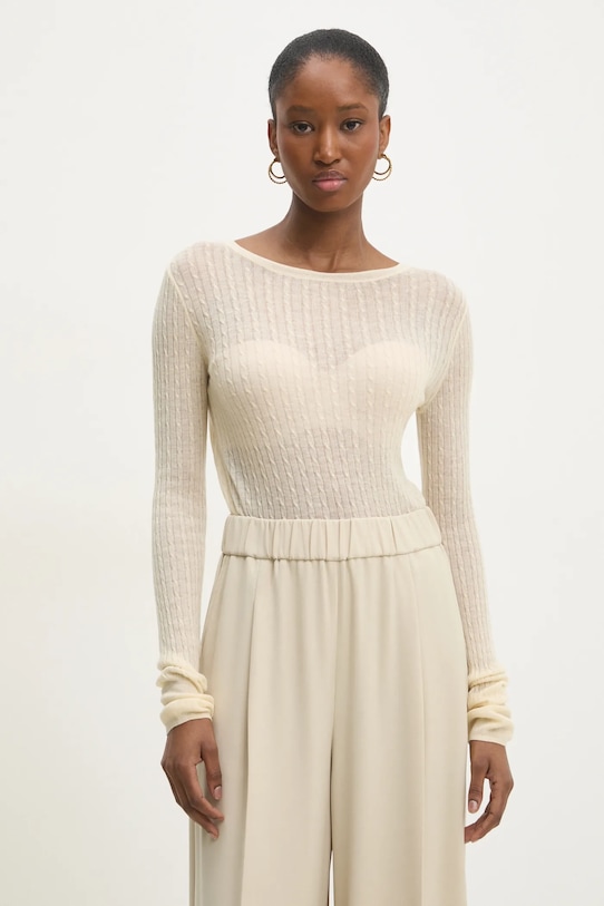 Шерстяной свитер Patrizia Pepe, желтый
Шерстяной свитер Patrizia Pepe, желтый