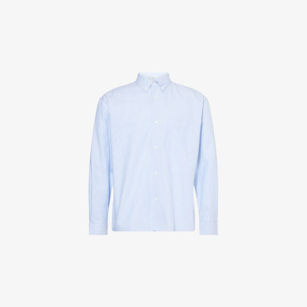 Рубашка в полоску Frame с накладными карманами, синий
Рубашка в полоску Frame с накладными карманами, синий