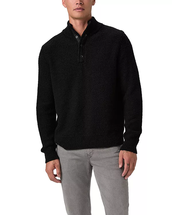 Свитер Kotoni с застежкой на четверть кнопки Paige, черный
Свитер Kotoni с застежкой на четверть кнопки Paige, черный