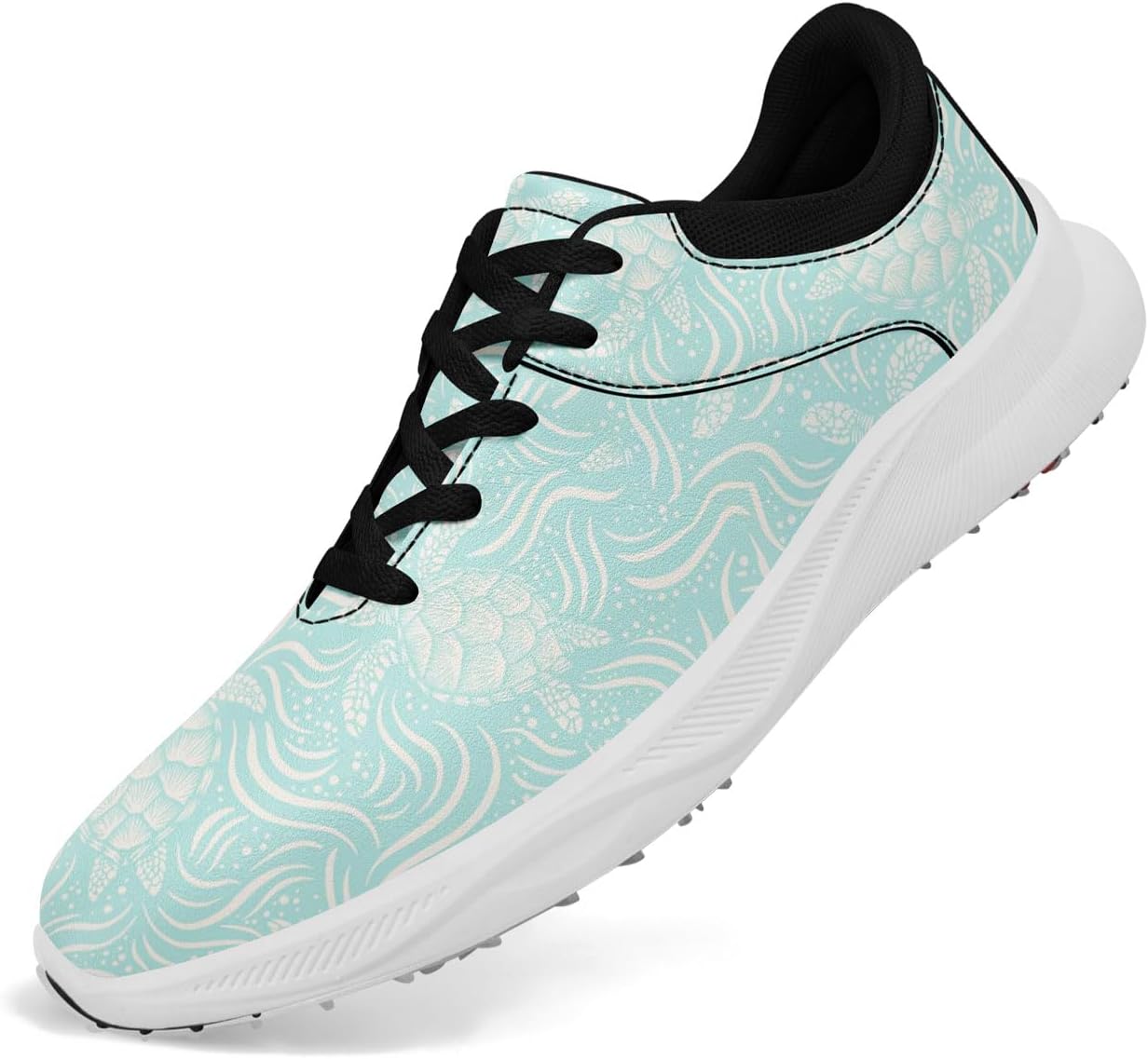 Водонепроницаемые гольф-туфли без шипов для мужчин и женщин - с гавайским океанским принтом, легкие, дышащие и удобные для гольфа и повседневной носки Awsole, черный
Водонепроницаемые гольф-туфли без шипов для мужчин и женщин - с гавайским океанским принтом, легкие, дышащие и удобные для гольфа и повседневной носки Awsole, черный