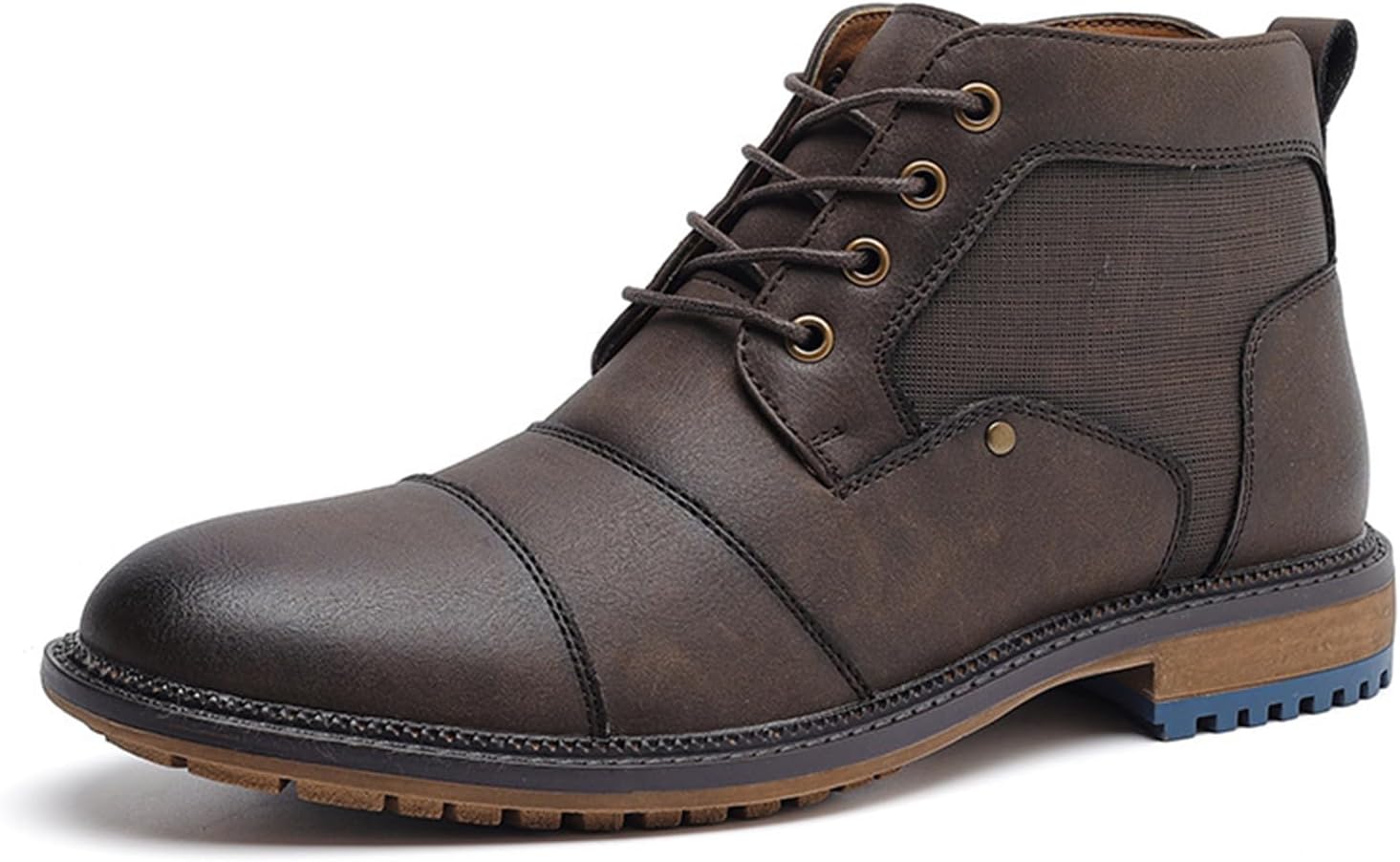Мужские ботинки BANGTEUO с закрытым носком, боковой молнией, средним голенищем, оксфорды, винтажные, с круглыми носками, на шнуровке, с низким массивным каблуком, ботинки до щиколотки для повседневного, делового и офисного стиля, коричневый
Мужские ботинки BANGTEUO с закрытым носком, боковой молнией, средним голенищем, оксфорды, винтажные, с круглыми носками, на шнуровке, с низким массивным каблуком, ботинки до щиколотки для повседневного, делового и офисного стиля, коричневый