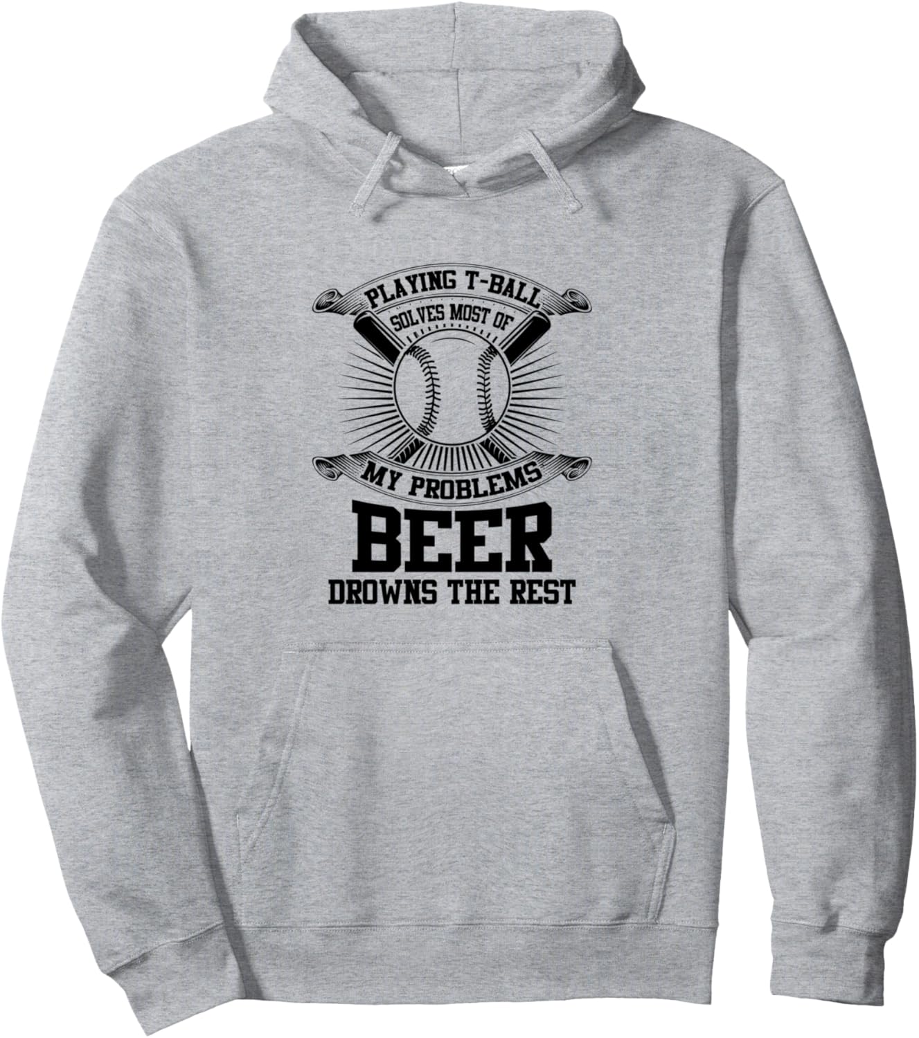 Игра в бейсбол для малышей решает большинство моих проблем - Забавная толстовка с принтом бейсбольной команды для малышей Funny Teeball Sayings, серый
Игра в бейсбол для малышей решает большинство моих проблем - Забавная толстовка с принтом бейсбольной команды для малышей Funny Teeball Sayings, серый