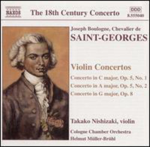 CD диск Saint-George / Nishizaki / Muller-Bruhl: Violin Concertos
CD диск Saint-George / Nishizaki / Muller-Bruhl: Violin Concertos