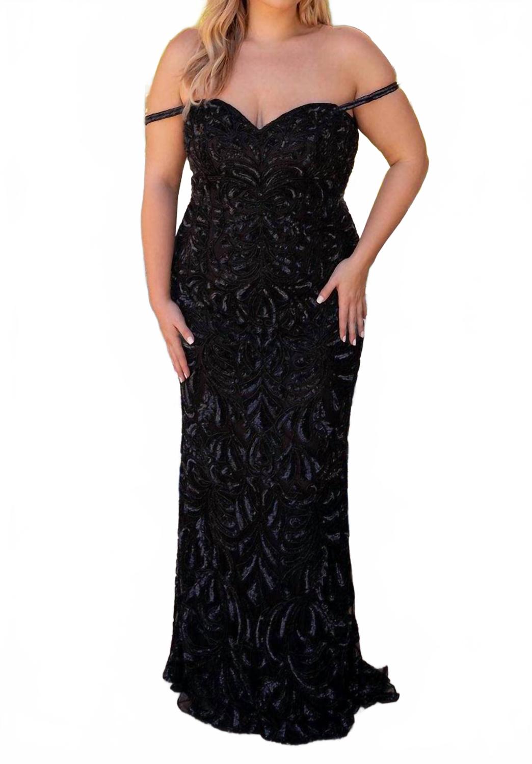 Приталенное платье для выпускного вечера в черном цвете Primavera 
Приталенное платье для выпускного вечера в черном цвете Primavera