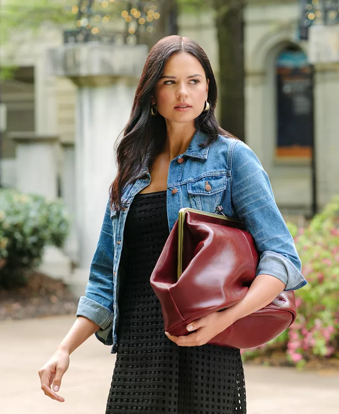 Большая кожаная сумка Serafina Kisslock Patricia Nash, красный
Большая кожаная сумка Serafina Kisslock Patricia Nash, красный