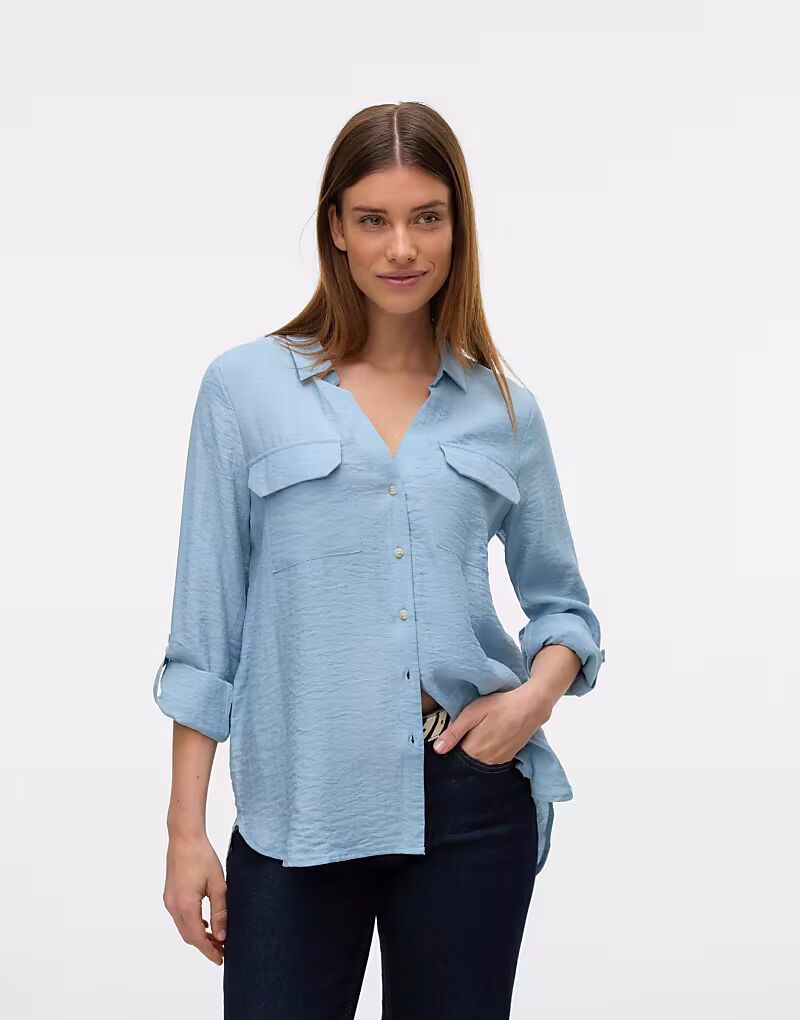 Рубашка цвета пудры от Vero Moda
Рубашка цвета пудры от Vero Moda