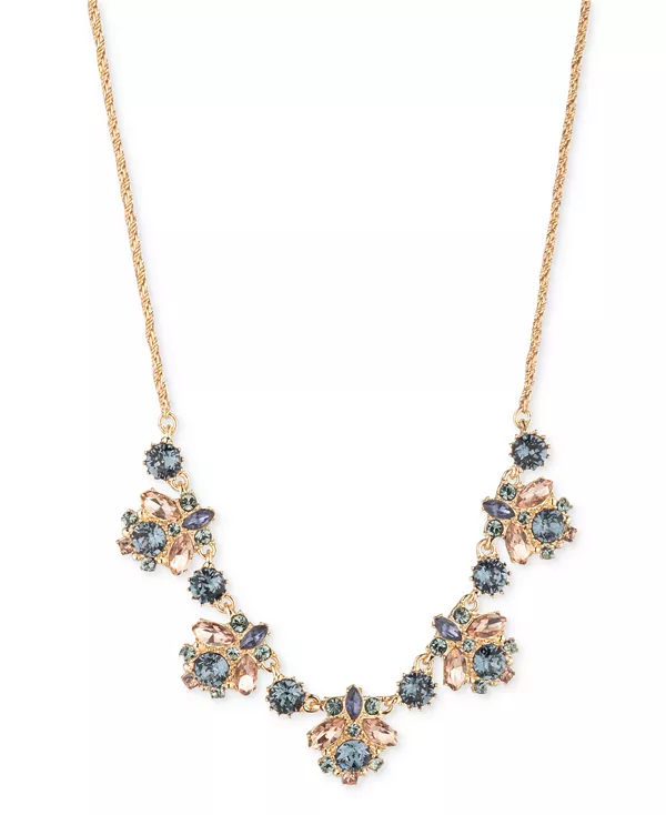 Крупное ожерелье с кластером из нескольких камней, 16 дюймов + удлинитель 3 дюйма Marchesa, blue
Крупное ожерелье с кластером из нескольких камней, 16 дюймов + удлинитель 3 дюйма Marchesa, blue