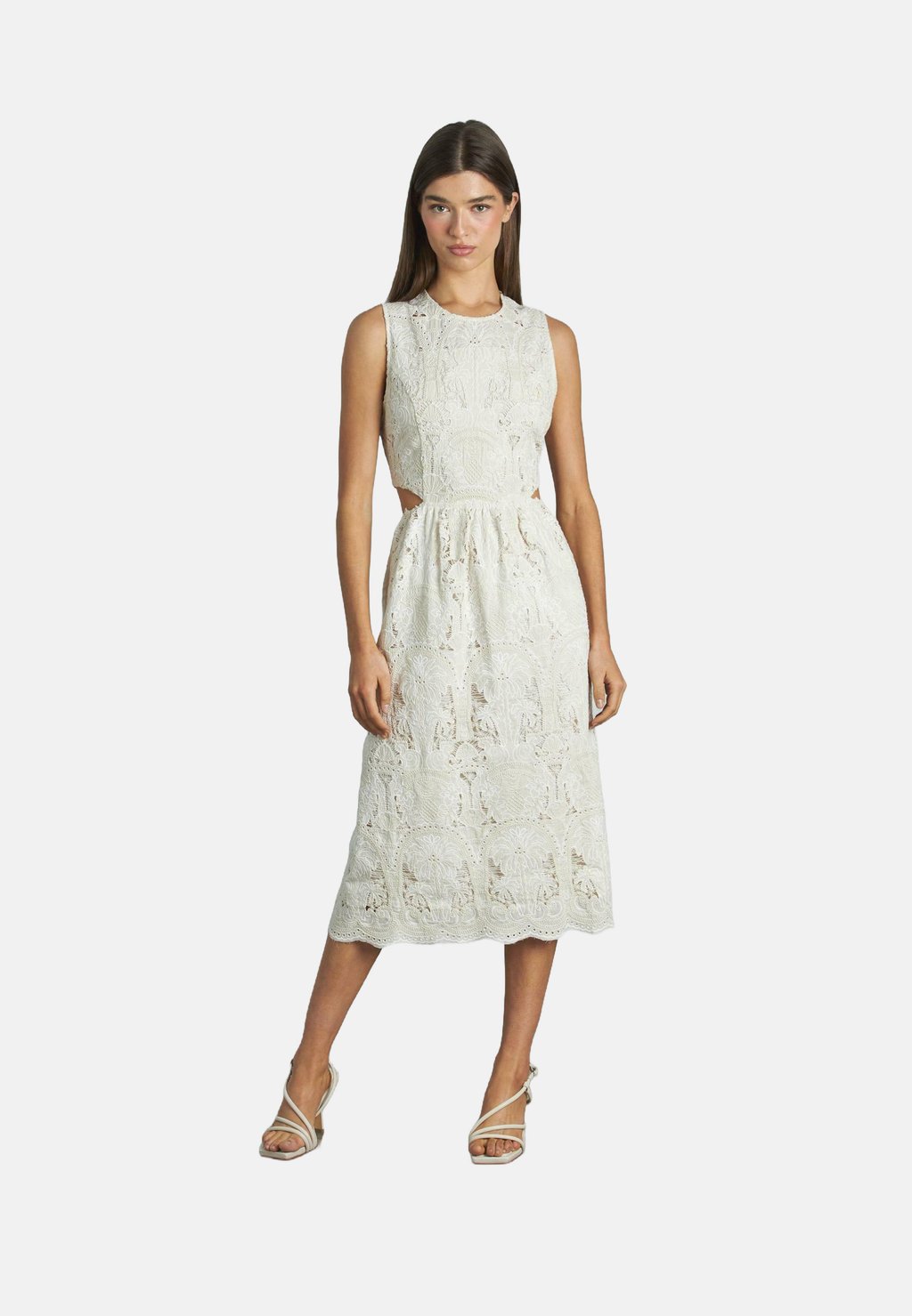 Повседневное платье BORDADOS CUT OUT Alma en Pena, белый
Повседневное платье BORDADOS CUT OUT Alma en Pena, белый