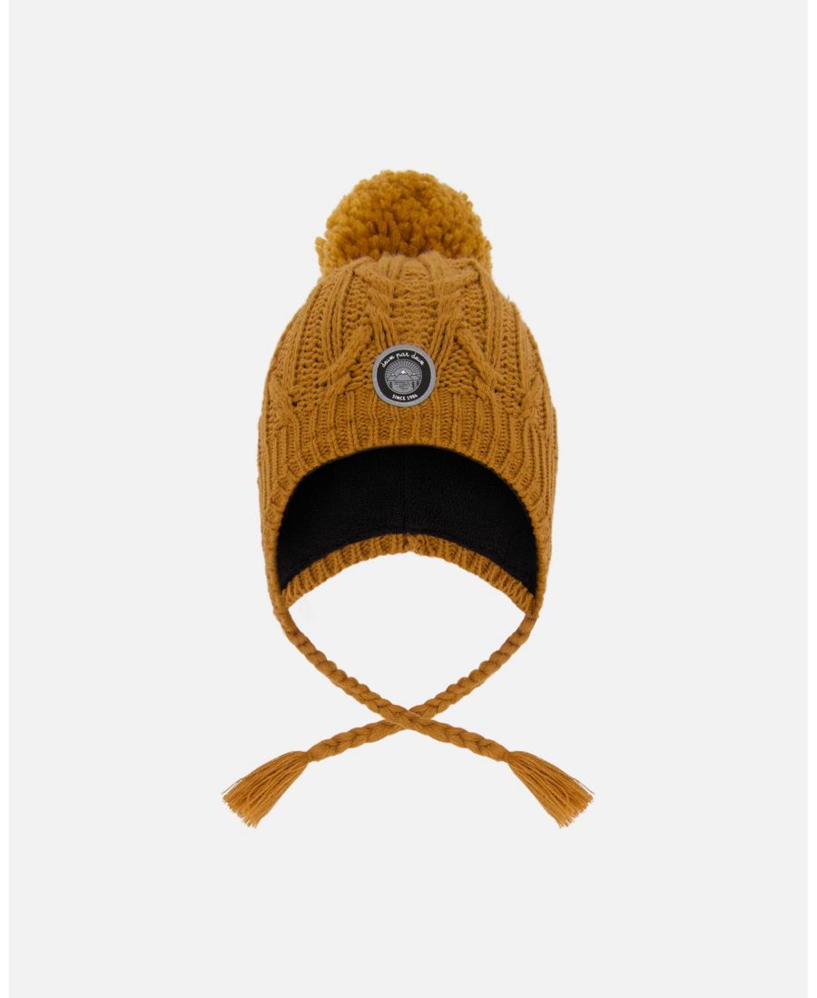 Детская зимняя шапка с подкладкой и помпоном "Коричневый сахар" - для малышей и детей Deux par Deux, Brown sugar
Детская зимняя шапка с подкладкой и помпоном "Коричневый сахар" - для малышей и детей Deux par Deux, Brown sugar