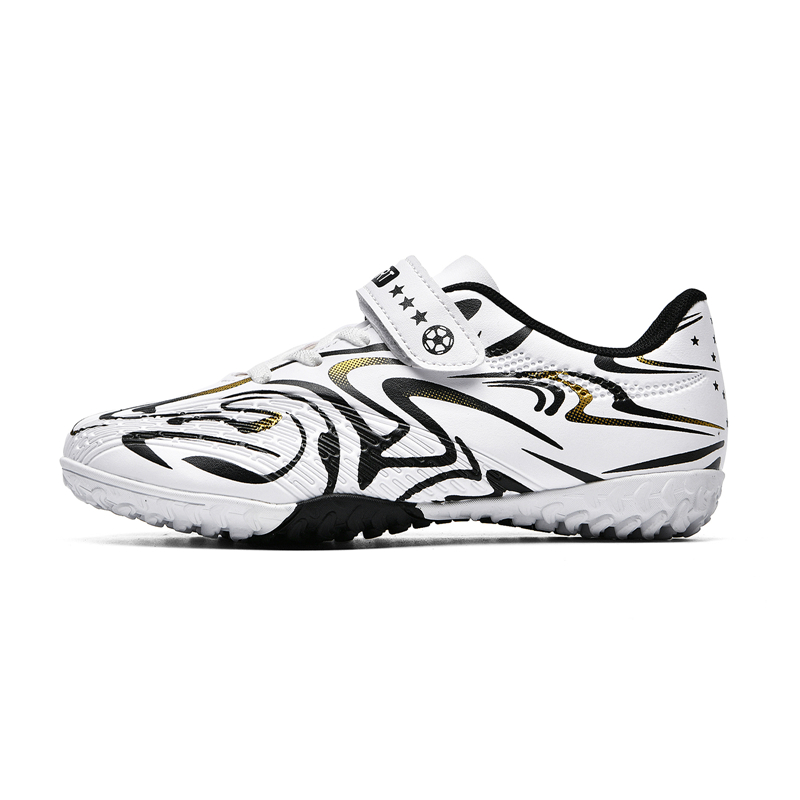 Футбольные бутсы детские, нескользящие и дышащие, низкие Kuding, белый/золотой
Футбольные бутсы детские, нескользящие и дышащие, низкие Kuding, белый/золотой