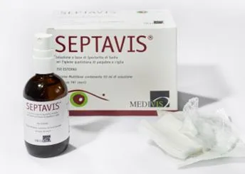 Septavis Стерильный раствор для очистки глаз 50 мл + 50 стерильных марлей TNT Doc Generici
Septavis Стерильный раствор для очистки глаз 50 мл + 50 стерильных марлей TNT Doc Generici
