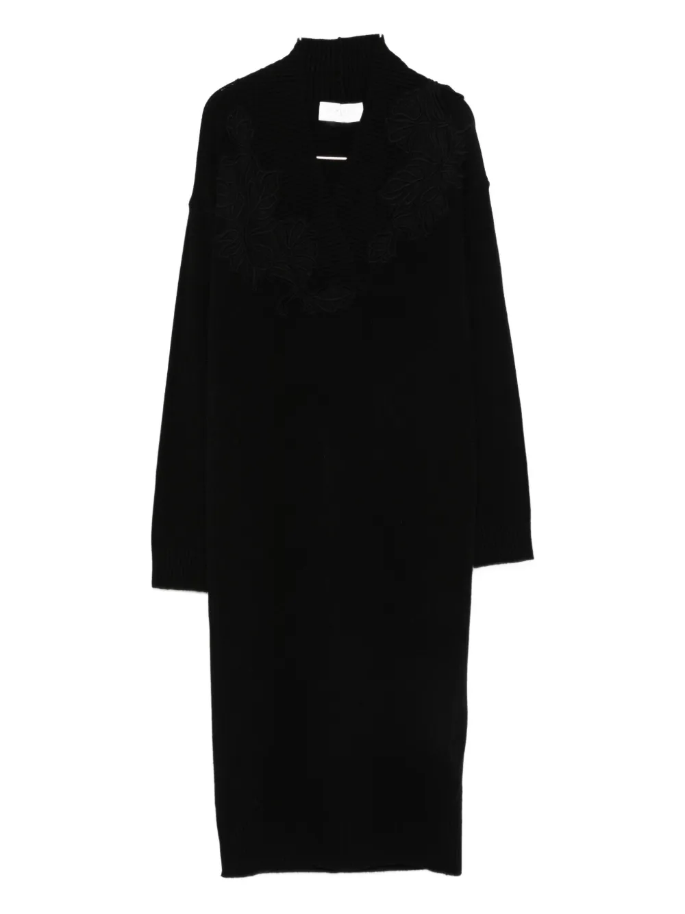 Платье с V-образным вырезом и цветочной вышивкой ERMANNO FIRENZE, черный
Платье с V-образным вырезом и цветочной вышивкой ERMANNO FIRENZE, черный