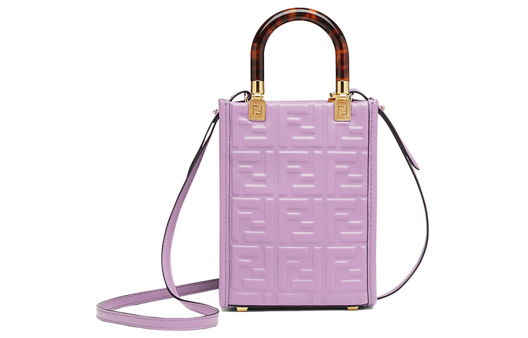 FENDI Солнечная кожаная сумка через плечо мини женская фиолетовая
FENDI Солнечная кожаная сумка через плечо мини женская фиолетовая