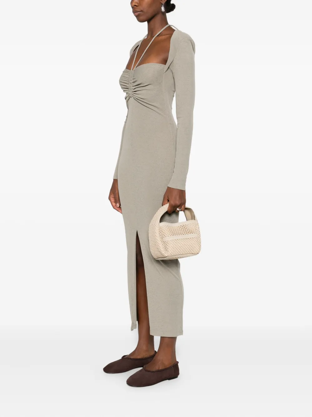 Мини-сумка крючком TOTEME, нейтральный
Мини-сумка крючком TOTEME, нейтральный