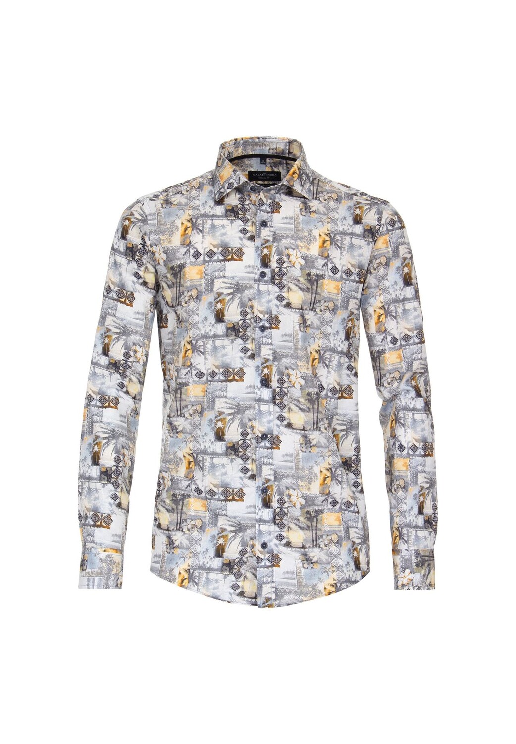 Мужская повседневная рубашка с принтом повседневного кроя CASAMODA, желтый
Мужская повседневная рубашка с принтом повседневного кроя CASAMODA, желтый