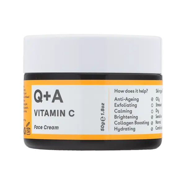 Крем для лица с витамином С, 50 г Q+A Vitamin c
Крем для лица с витамином С, 50 г Q+A Vitamin c