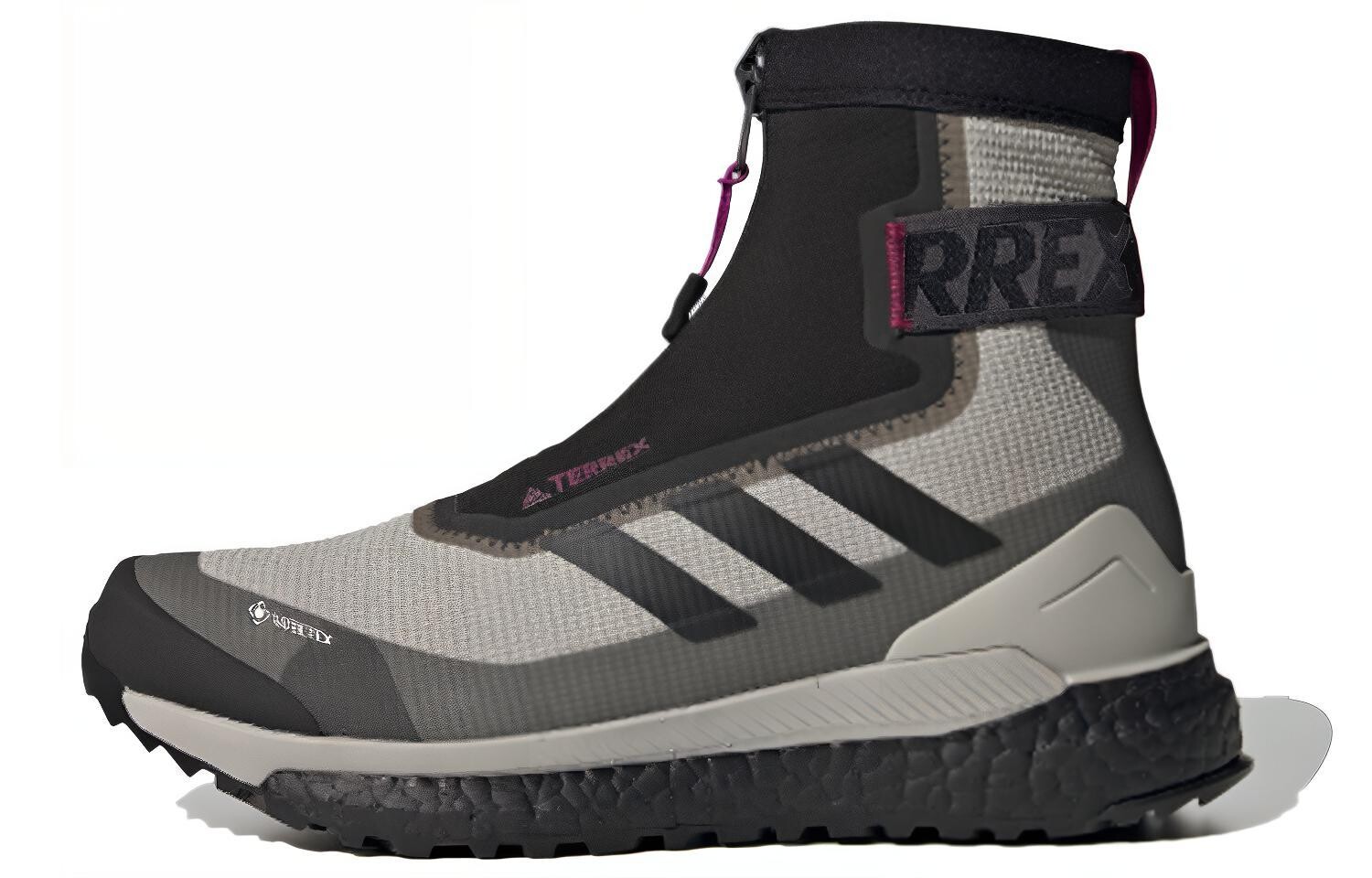 Terrex Free Hiker Кроссовки женские высокие серые/черные Adidas
Terrex Free Hiker Кроссовки женские высокие серые/черные Adidas