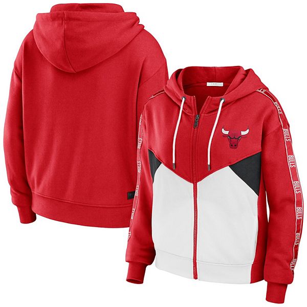Женская худи с молнией и цветными блоками в цветах chicago bulls Wear By Erin Andrews
Женская худи с молнией и цветными блоками в цветах chicago bulls Wear By Erin Andrews
