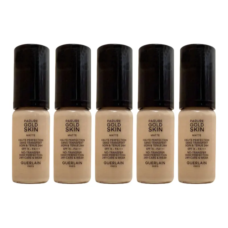 Golden Diamond Perfecting Foundation Sample Pack Matte Clear Hydrating 5ml/5ml*3/20ml GUERLAIN, #0N Soft 5ml*5
Golden Diamond Perfecting Foundation Sample Pack Matte Clear Hydrating 5ml/5ml*3/20ml GUERLAIN, #0N Soft 5ml*5