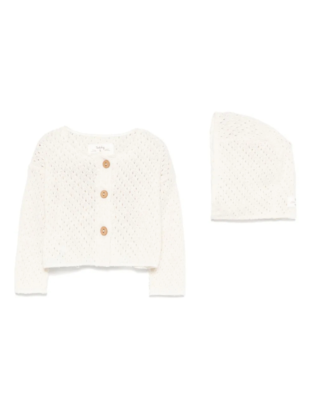 TEDDY & MINOU вязаный кардиган, нейтральный
TEDDY & MINOU вязаный кардиган, нейтральный