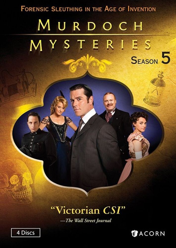 Диск DVD Murdoch Mysteries: Season 5 (4pc) / (ws Dol Box)
Диск DVD Murdoch Mysteries: Season 5 (4pc) / (ws Dol Box)