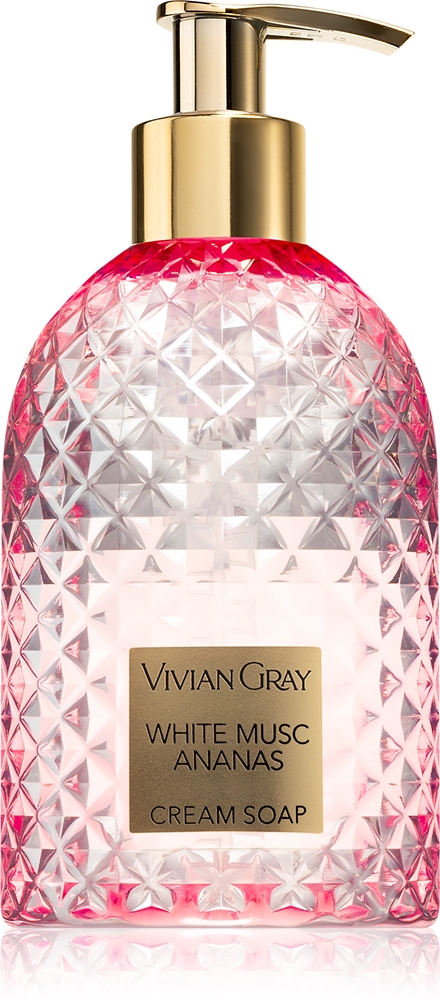 Кремовое мыло Gemstone White Musk & Ananas Vivian Gray, 300 мл
Кремовое мыло Gemstone White Musk & Ananas Vivian Gray, 300 мл