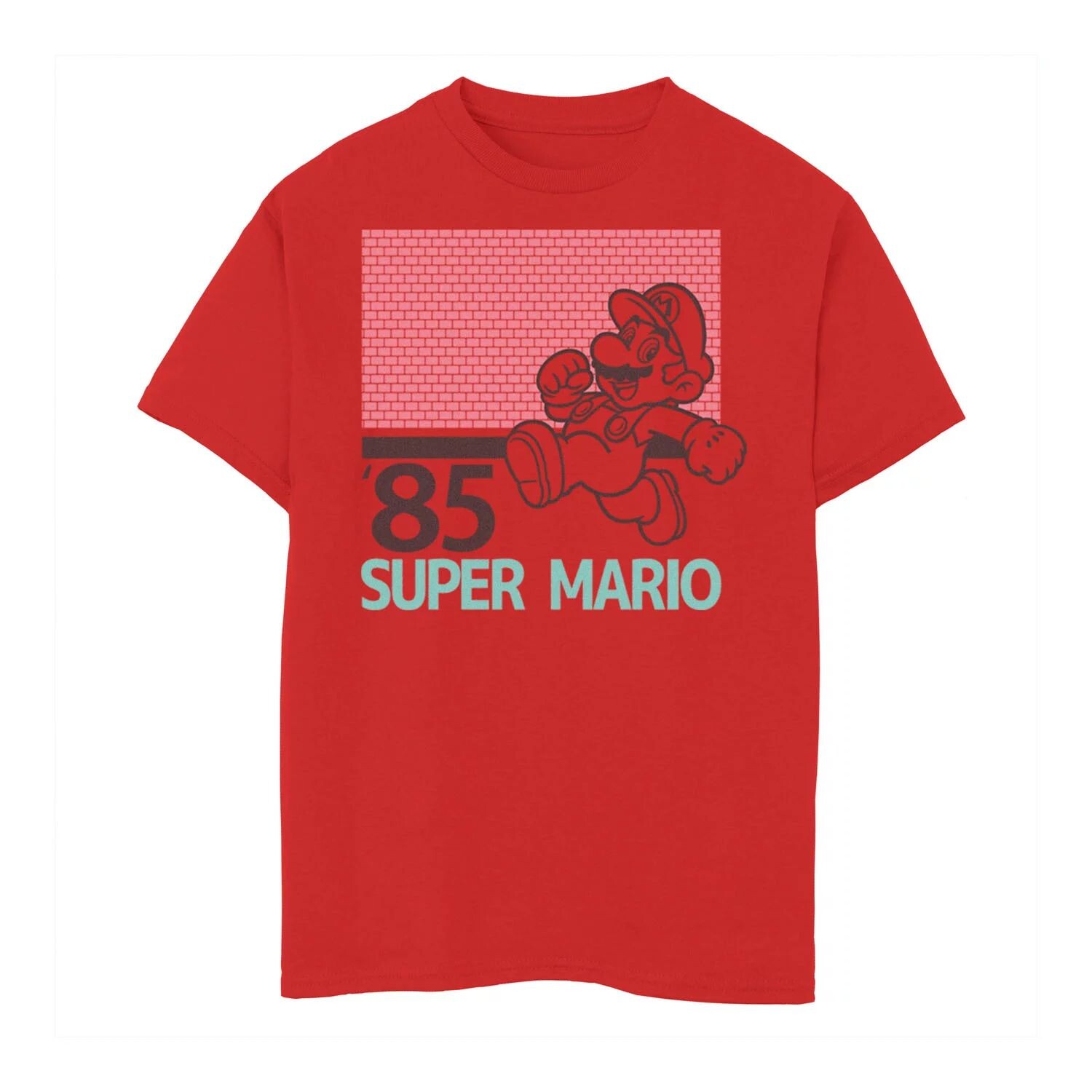 Футболка с портретом кандзи Super Mario Bros. '85 для мальчиков 8–20 лет Licensed Character, красный
Футболка с портретом кандзи Super Mario Bros. '85 для мальчиков 8–20 лет Licensed Character, красный