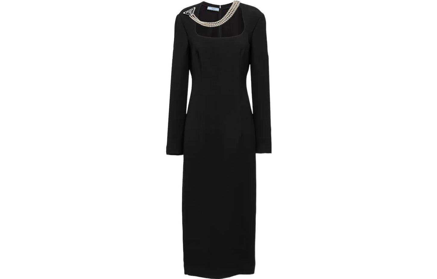 Платье с длинными рукавами женское черное Prada
Платье с длинными рукавами женское черное Prada