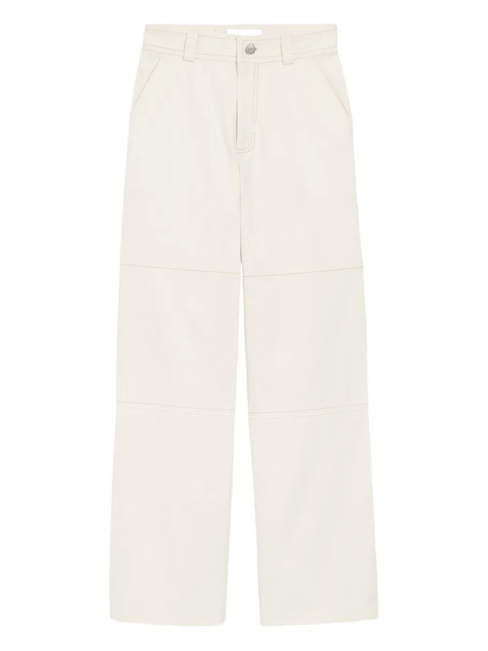 Расклешенные джинсы Ami Paris, бежевый
Расклешенные джинсы Ami Paris, бежевый