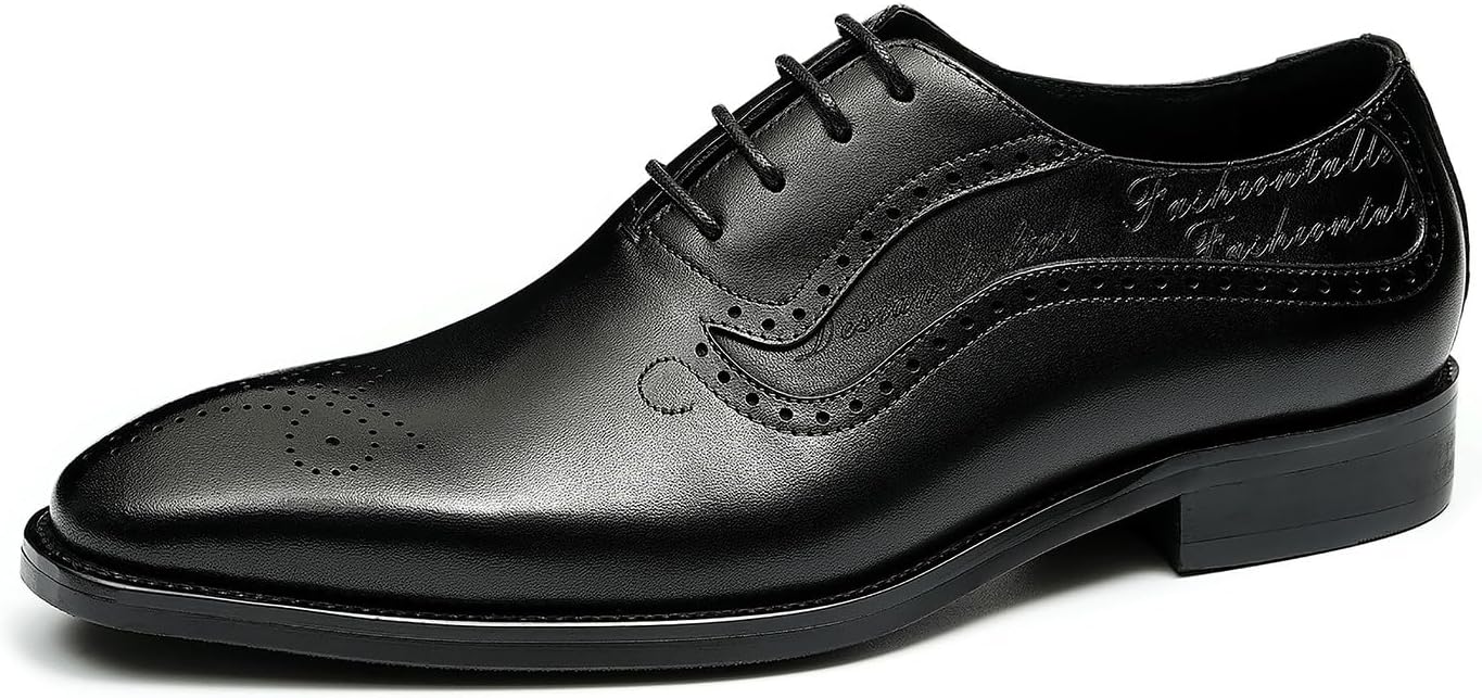 Мужские оксфорды Santimon, официальная обувь из натуральной кожи, броги с крыльями, дерби, модная деловая и повседневная обувь для свадьбы, выпускного и других мероприятий, удобная обувь для мужчин, черный
Мужские оксфорды Santimon, официальная обувь из натуральной кожи, броги с крыльями, дерби, модная деловая и повседневная обувь для свадьбы, выпускного и других мероприятий, удобная обувь для мужчин, черный