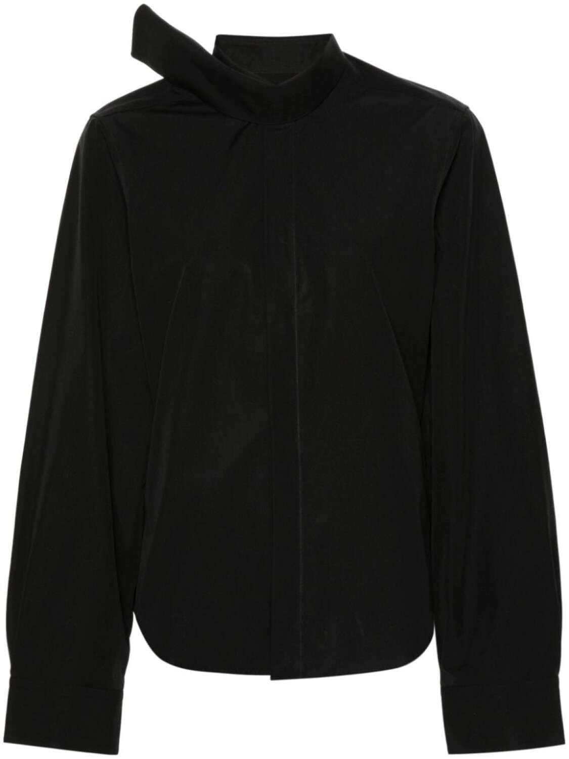 ALAINPAUL рубашка с воротником-шарфом, черный
ALAINPAUL рубашка с воротником-шарфом, черный