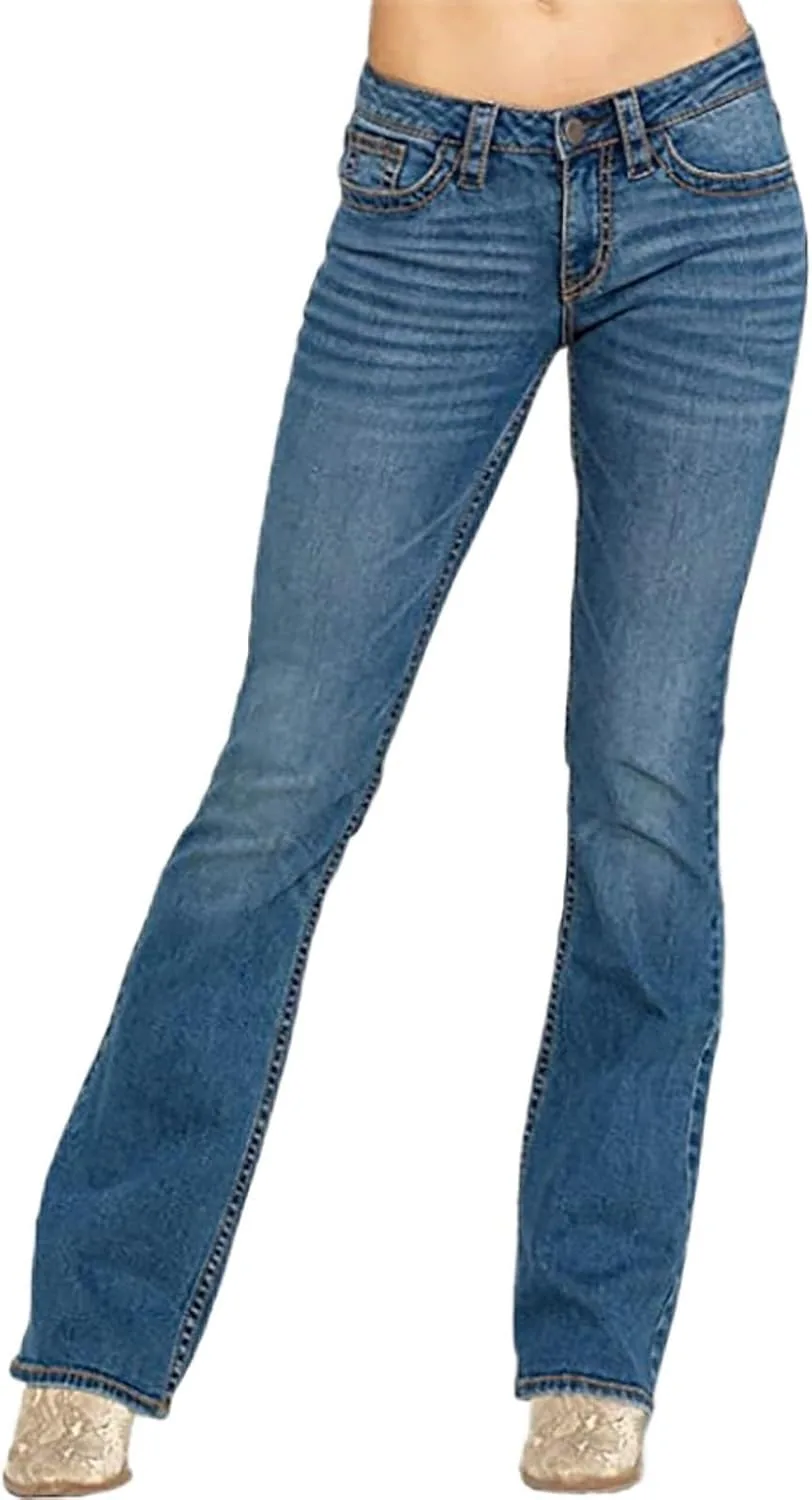 Женские джинсы Loose Fit Stretchy Slim Fit Low Rise
Женские джинсы Loose Fit Stretchy Slim Fit Low Rise