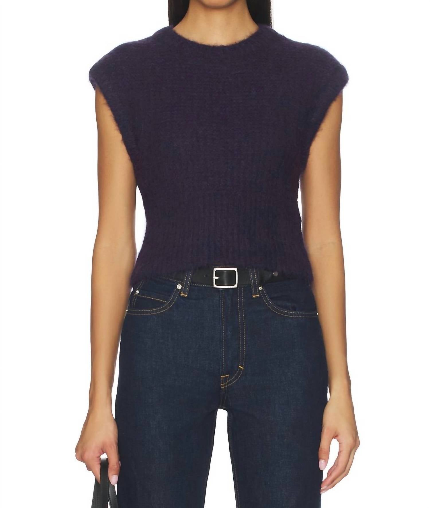 Плюшевый жилет с короткими рукавами цвета королевского фиолетового цвета Frame, Royal Purple
Плюшевый жилет с короткими рукавами цвета королевского фиолетового цвета Frame, Royal Purple