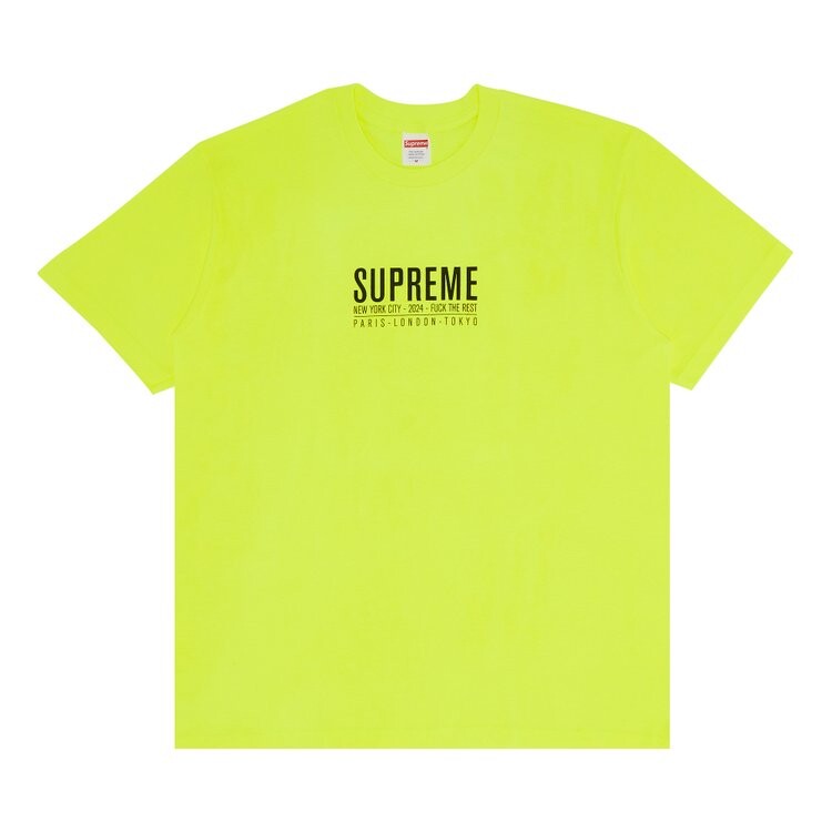 Футболка Supreme Paris Tee, цвет Fluorescent Yellow
Футболка Supreme Paris Tee, цвет Fluorescent Yellow