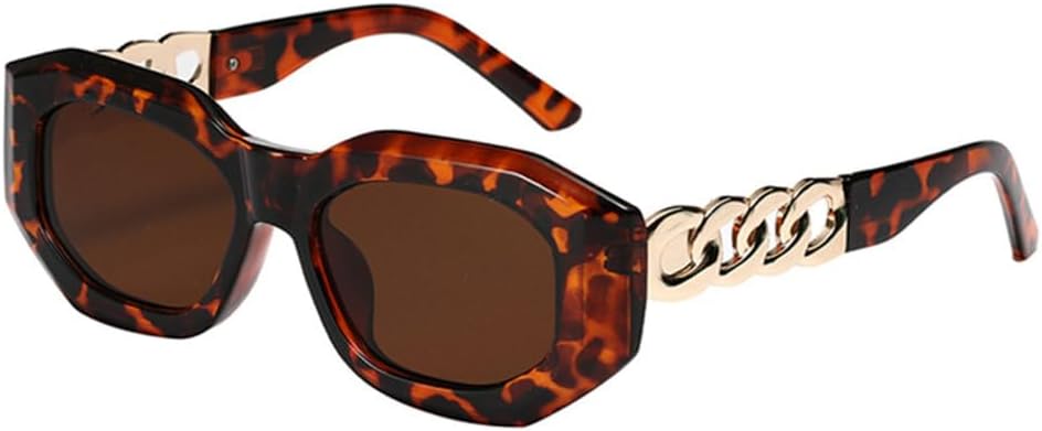 Солнцезащитные очки MUTYNE в стиле ретро, многоугольные, квадратные, женские, модные, зеленые и розовые, с защитой от УФ-излучения UV400, мужские, трендовые, с цепочкой, Leopard Tea
Солнцезащитные очки MUTYNE в стиле ретро, многоугольные, квадратные, женские, модные, зеленые и розовые, с защитой от УФ-излучения UV400, мужские, трендовые, с цепочкой, Leopard Tea