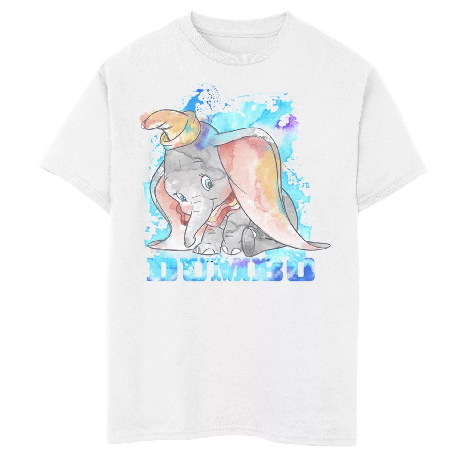 Классическая футболка с акварельными брызгами и портретом Disney's Dumbo для мальчиков 8–20 лет Disney
Классическая футболка с акварельными брызгами и портретом Disney's Dumbo для мальчиков 8–20 лет Disney