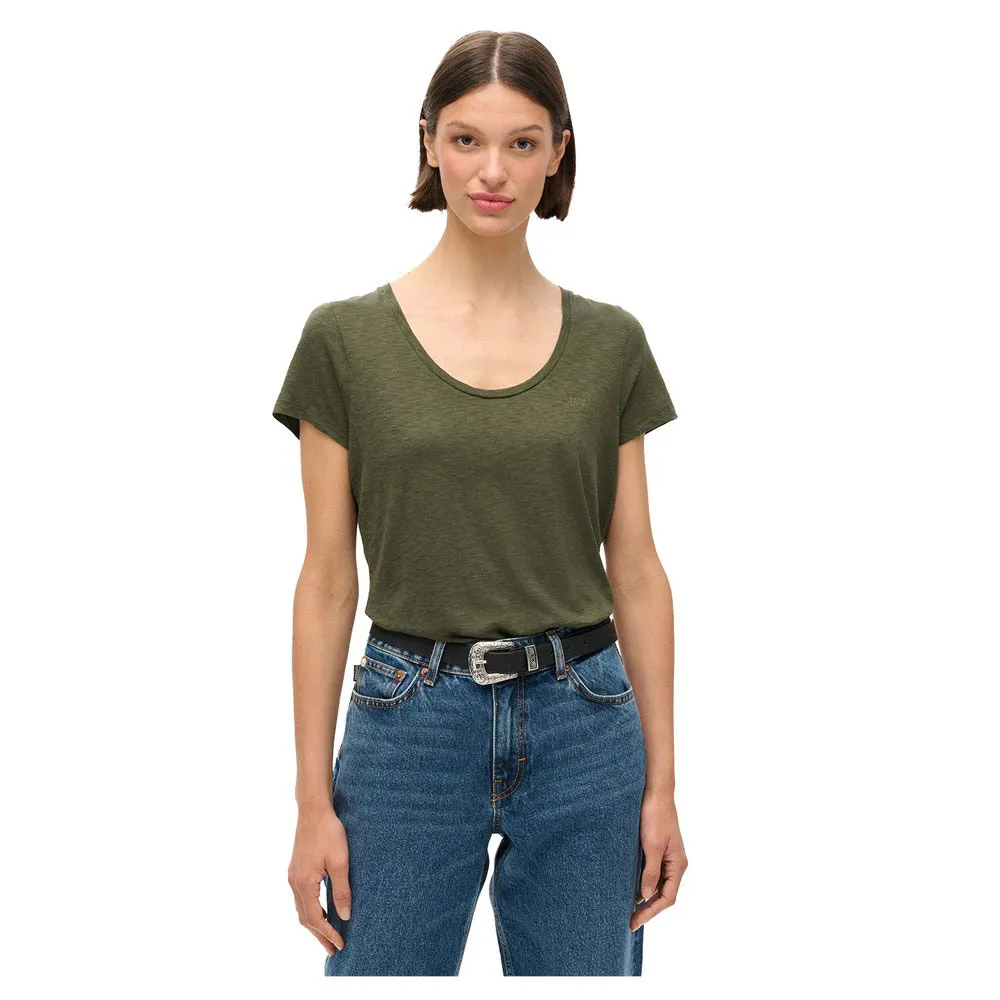 Футболка Superdry Scoop, зеленый 
Футболка Superdry Scoop, зеленый