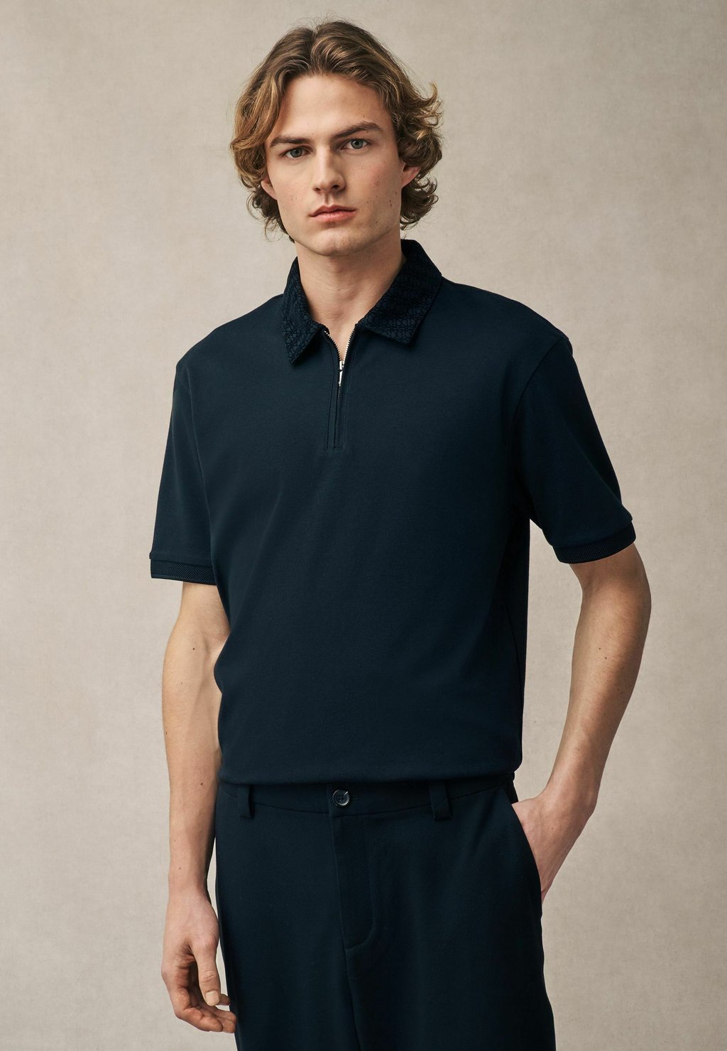 Рубашка поло FLOCKED Next, черный
Рубашка поло FLOCKED Next, черный