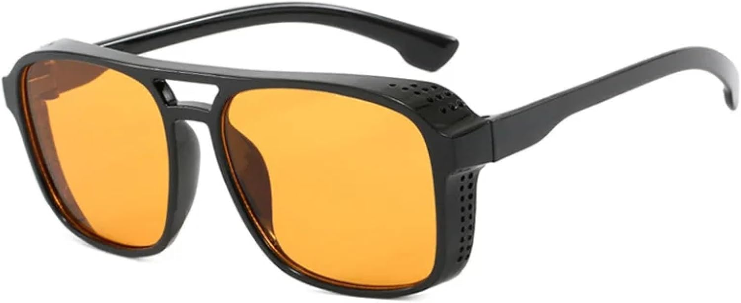 Ретро-солнцезащитные очки с двойной перемычкой для женщин, модные очки с леопардовым градиентом, трендовые солнцезащитные очки для мужчин с защитой от УФ-излучения UV400 TKKTLLT, Black-orange
Ретро-солнцезащитные очки с двойной перемычкой для женщин, модные очки с леопардовым градиентом, трендовые солнцезащитные очки для мужчин с защитой от УФ-излучения UV400 TKKTLLT, Black-orange