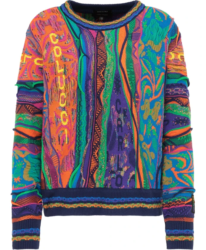 Жаккардовый свитер Carlo Colucci, мультиколор
Жаккардовый свитер Carlo Colucci, мультиколор