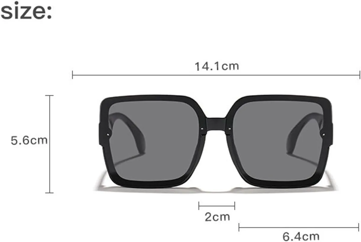 Willochra Модные большие квадратные двухцветные женские солнцезащитные очки в стиле ретро с градиентом, трендовые безободковые солнцезащитные очки UV400, C4
Willochra Модные большие квадратные двухцветные женские солнцезащитные очки в стиле ретро с градиентом, трендовые безободковые солнцезащитные очки UV400, C4