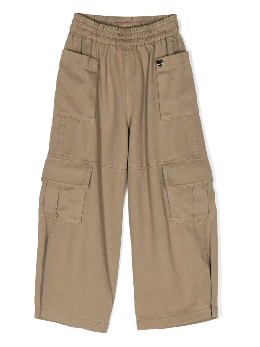 Брюки карго широкого кроя Monnalisa, коричневый
Брюки карго широкого кроя Monnalisa, коричневый