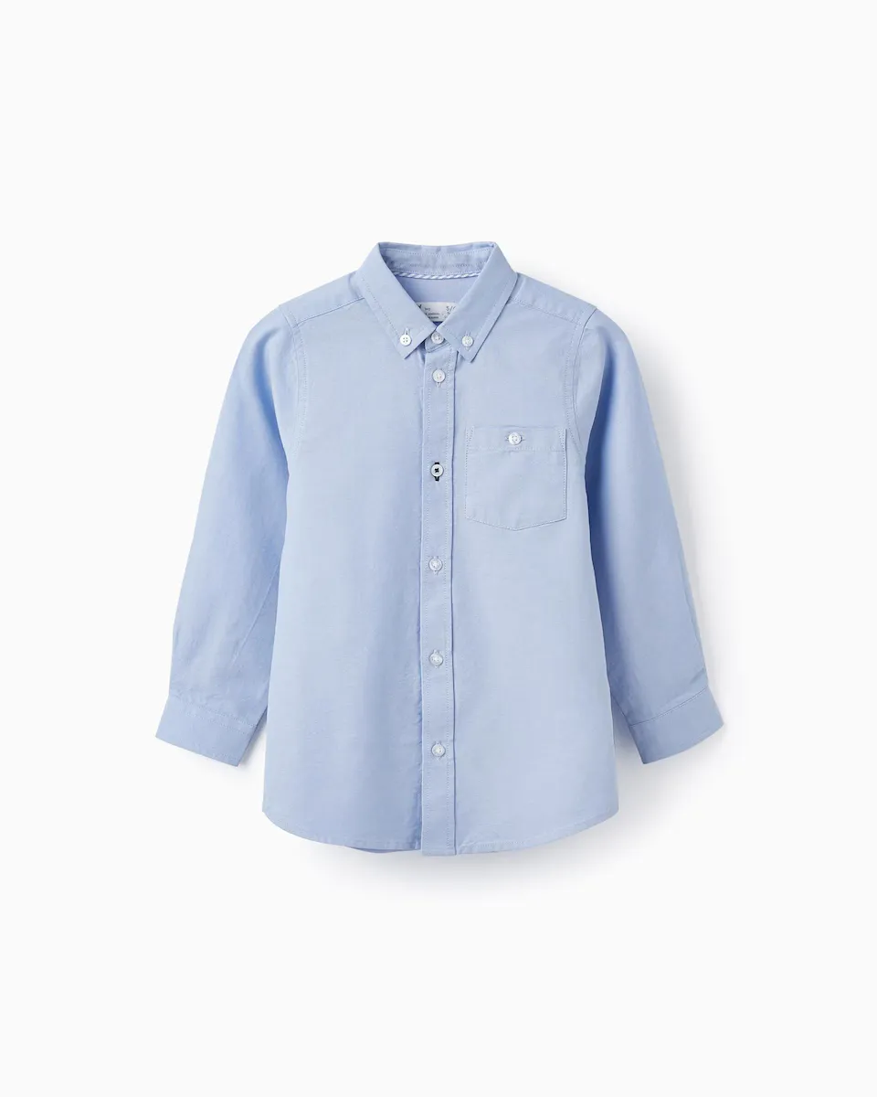 Рубашка для мальчика из 100% хлопка с карманом Zippy, светло-голубой
Рубашка для мальчика из 100% хлопка с карманом Zippy, светло-голубой