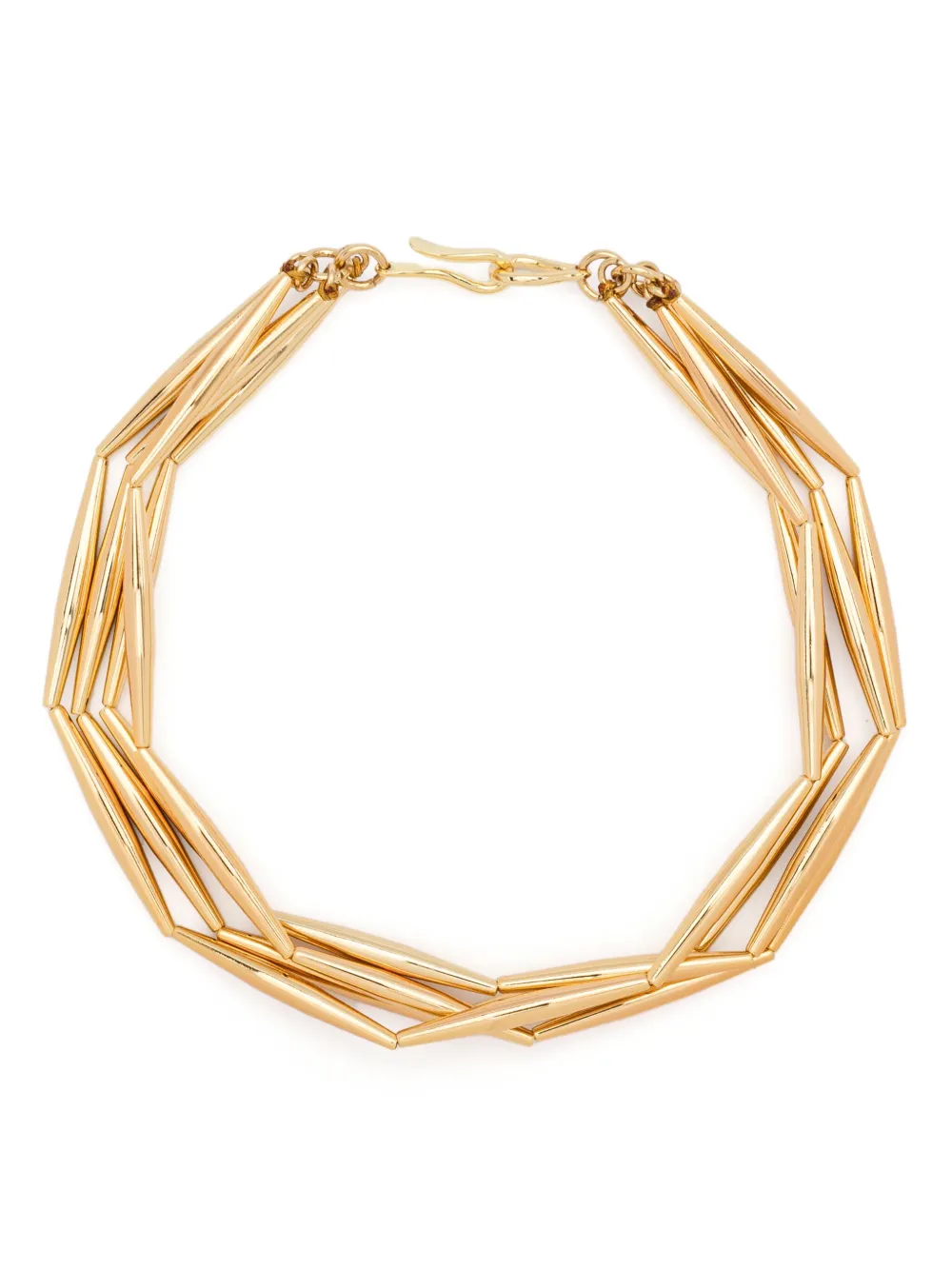 Колье с геометричными подвесками Tohum, золотой
Колье с геометричными подвесками Tohum, золотой