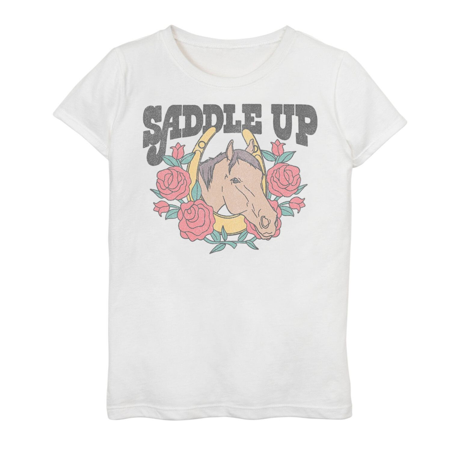 Модная футболка Saddle Up с цветочным рисунком лошади для девочек 7–16 лет Licensed Character
Модная футболка Saddle Up с цветочным рисунком лошади для девочек 7–16 лет Licensed Character