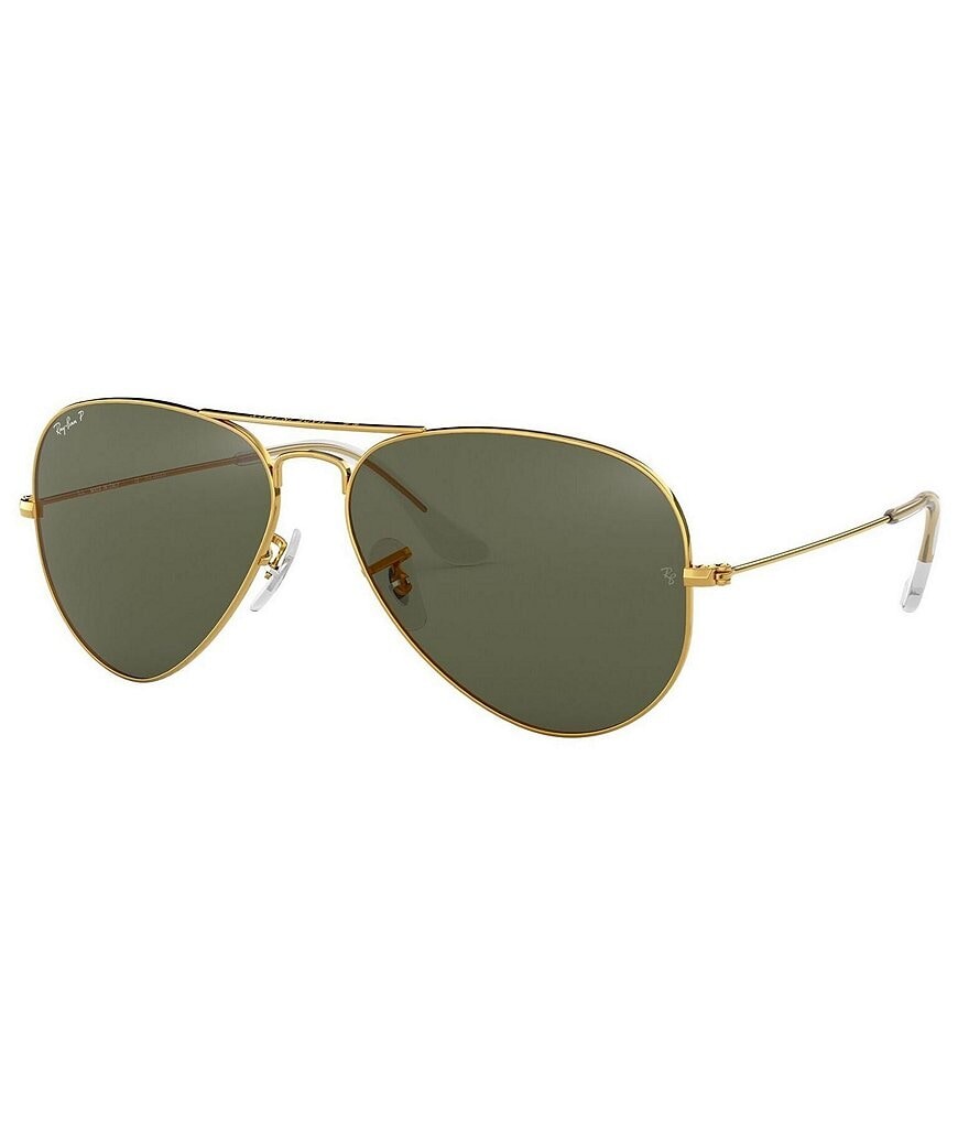 Классические поляризационные солнцезащитные очки-авиаторы Ray-Ban 62 мм, золотой
Классические поляризационные солнцезащитные очки-авиаторы Ray-Ban 62 мм, золотой