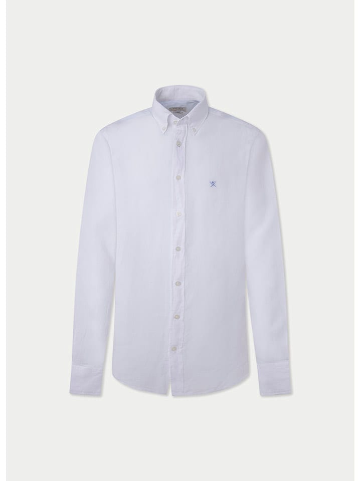 Hackett London Льняная рубашка - стандартный крой - белого цвета
Hackett London Льняная рубашка - стандартный крой - белого цвета